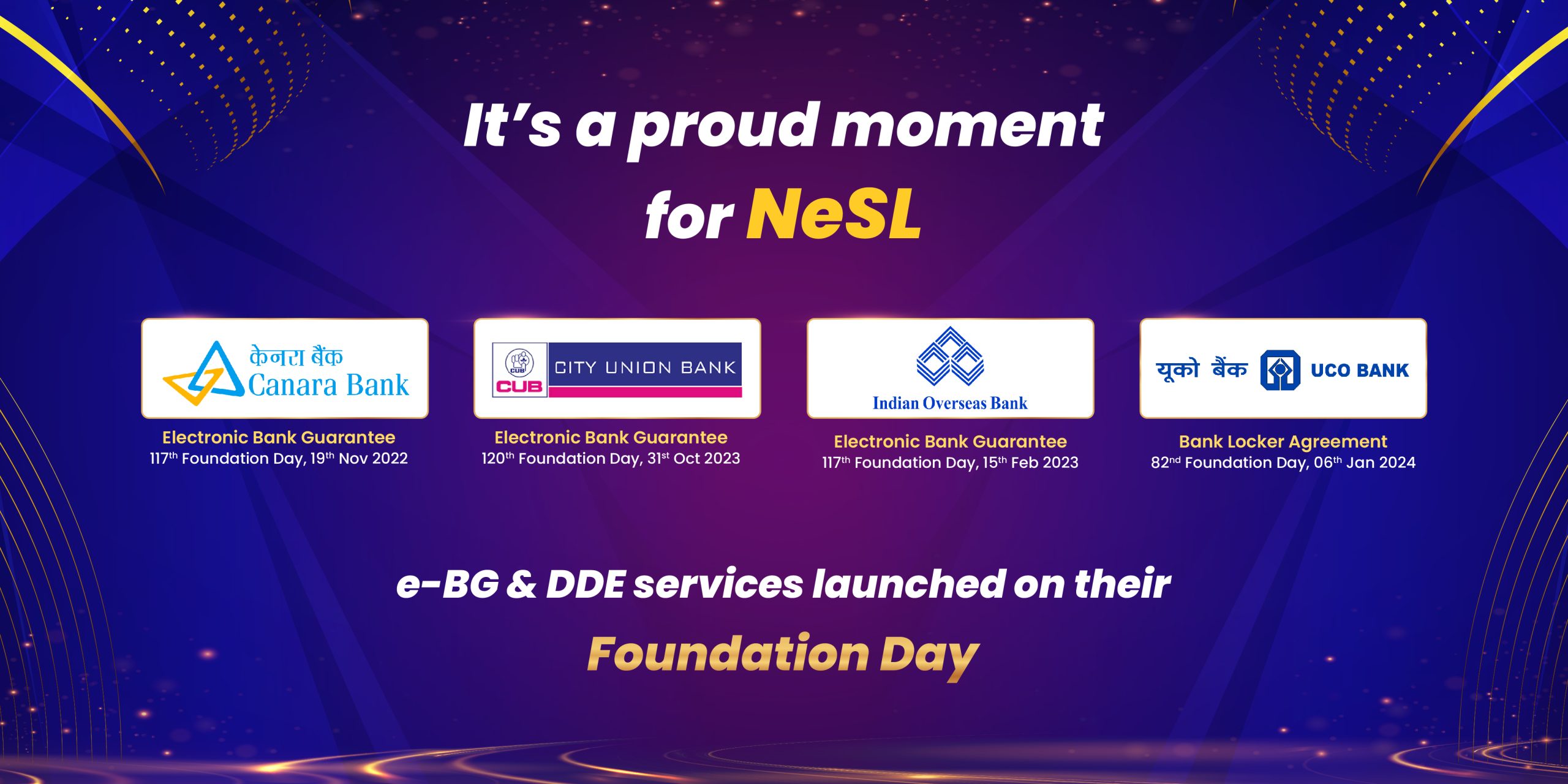 Nesl Banks are celebrating their digital transformation by launching NeSL ...
