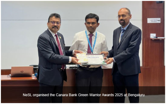 NeSL organised the Canara Bank Green Warrior Awards 2025 at Bengaluru